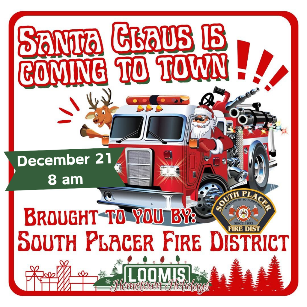 Santa in Loomis