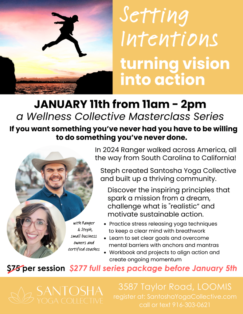 Walking Toward Success: Setting Intentions