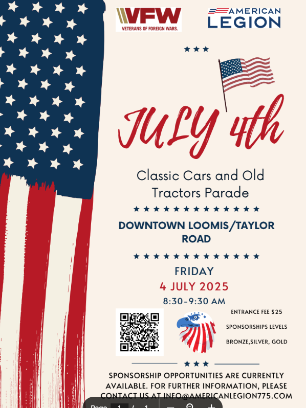 4th of July Classic Cars and Old Tractors Parade