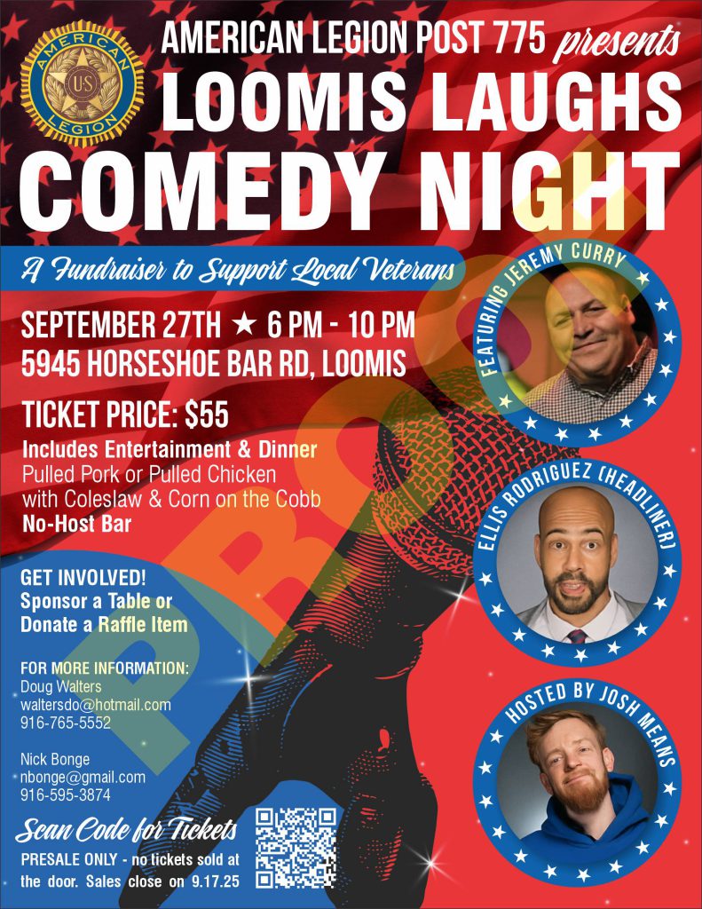Loomis American Legion Fundraiser