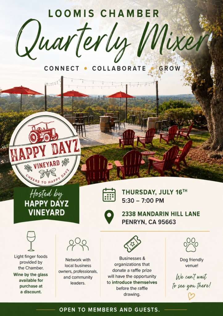 Quarterly Chamber Mixer at Happy Dayz Vineyard